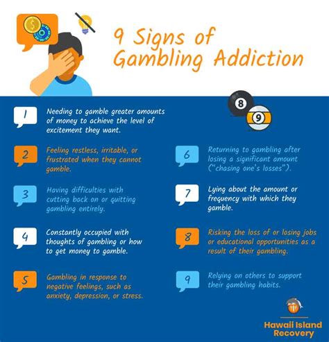 gambling addiction withdrawal symptoms